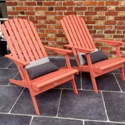 Set mit 2 verstellbaren Holzsesseln 59 x 84 x 95 cm - Oviala
