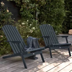 Set mit 2 verstellbaren Holzsesseln 59 x 84 x 95 cm - Oviala