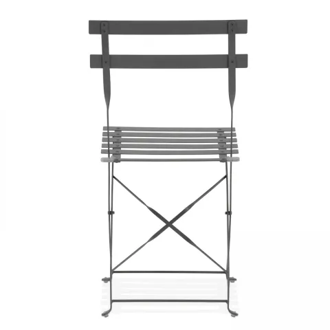 Set von 2 klappbaren Bistrostühlen 42 x 46 x 82 cm - Oviala