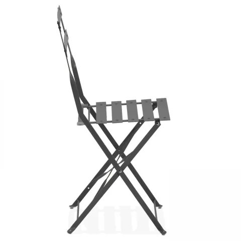 Set von 2 klappbaren Bistrostühlen 42 x 46 x 82 cm - Oviala
