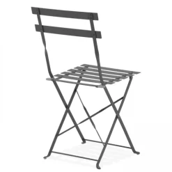 Set von 2 klappbaren Bistrostühlen 42 x 46 x 82 cm - Oviala