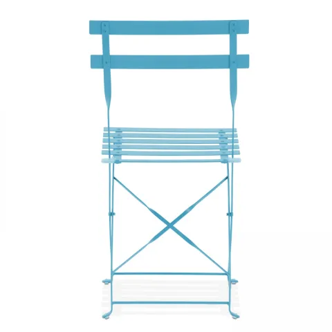 Set von 2 klappbaren Bistrostühlen 42 x 46 x 82 cm - Oviala
