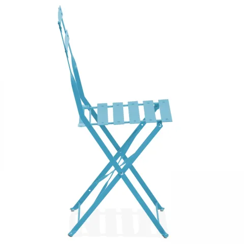 Set von 2 klappbaren Bistrostühlen 42 x 46 x 82 cm - Oviala
