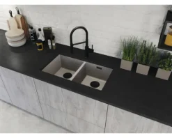 Sichtteile BLANCO für Doppelbecken schwarz matt 239979