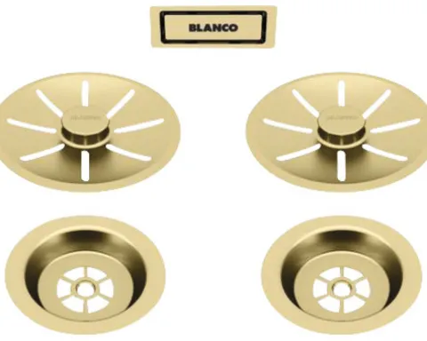 Sichtteile Blanco gold matt 203477