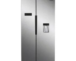 Side by Side Kühlschrank Candy CHSBSO 6174XWD BxHxT 90,2 x 177 x 66 cm Kühlteil 344 l Gefrierteil 185 l silber