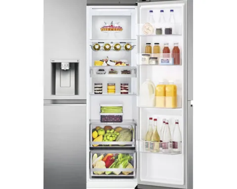 Side by Side Kühlschrank LG GSLV90PZAD BxHxT 913 x 1790 x 735 mm