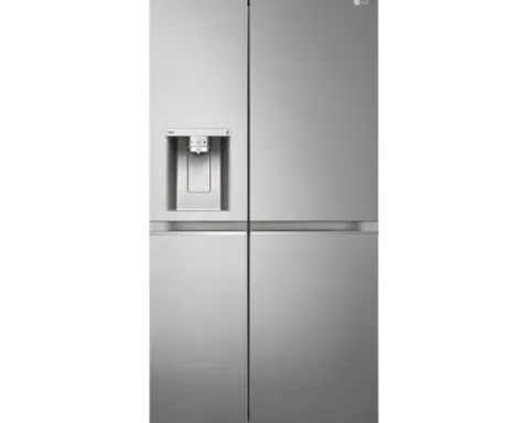 Side by Side Kühlschrank LG GSLV90PZAD BxHxT 913 x 1790 x 735 mm