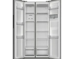 Side by Side Kühlschrank PKM SBS480NFWDBJ BxHxT 83 x 178,5 x 61 cm Kühlteil 276 l Gefrierteil 168 l schwarz