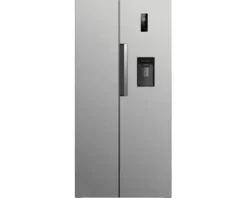 Side by Side Kühlschrank PKM SBS490NFWDIXJ BxHxT 83 x 178,5 x 61 cm Kühlteil 276 l Gefrierteil 168 l silber