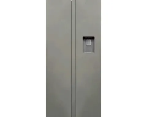Side by Side Kühlschrank PKM SBS436NFWDIX BxHxT 78 x 173,5 x 71,3 cm Kühlteil 270 l für Flaschen