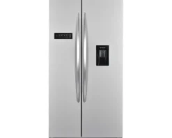 Side by Side Kühlschrank Wolkenstein WSBS518NFWDEIX BxHxT 90 x 177 x 66 cm Kühlteil 344 l Gefrierteil 185 l