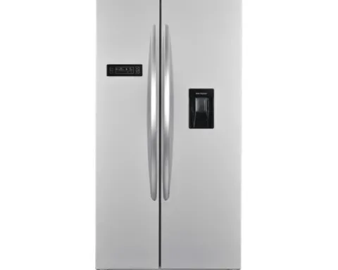 Side by Side Kühlschrank Wolkenstein WSBS518NFWDEIX BxHxT 90 x 177 x 66 cm Kühlteil 344 l Gefrierteil 185 l
