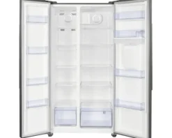 Side by Side Kühlschrank Wolkenstein WSBS518NFWDEIX BxHxT 90 x 177 x 66 cm Kühlteil 344 l Gefrierteil 185 l