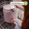 Skaza Bokashi Essential Biomülleimer Küche Set (2 x 15,3 Liter) + Base - Komposteimer Küche und Garten aus recyceltem Kunststoff - Starter Set + incl. 1 kg Fermentation Starter - Schwarz