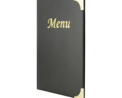 Speisekarte Basic DIN A5 schwarz