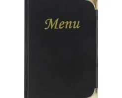 Speisekarte Basic DIN A5 schwarz