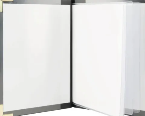 Speisekarte Basic DIN A5 schwarz