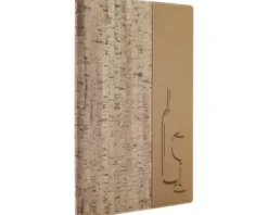 Speisekarte Design Kork Wein Getränke DIN A4