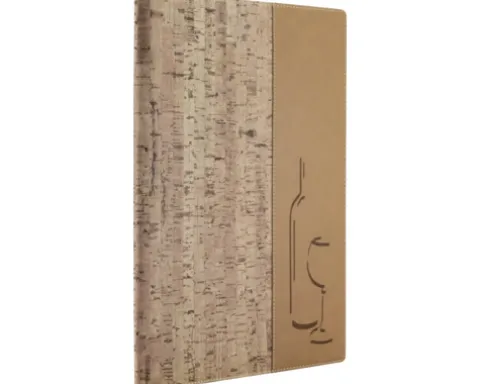 Speisekarte Design Kork Wein Getränke DIN A4