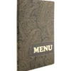 Speisekarte Design Paisley Menu DIN A4