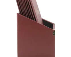 Speisekarten Box Basic DIN A4 weinrot 10 Stk.