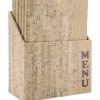 Speisekarten Box Design Kork Menu DIN A4 10 Stk.