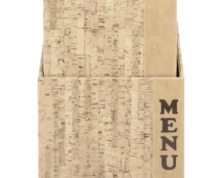 Speisekarten Box Design Kork Menu DIN A4 10 Stk.