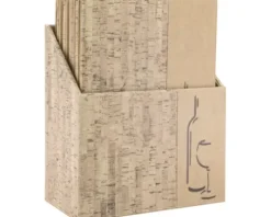 Speisekarten Box Design Kork Wein Getränke DIN A4 10 Stk.