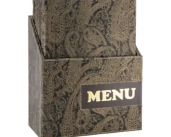 Speisekarten Box Design Paisley Menu DIN A4 10 Stk.
