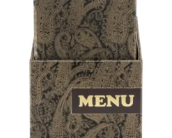 Speisekarten Box Design Paisley Menu DIN A4 10 Stk.