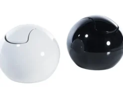 spirella Schwingdeckeleimer Bowl 1 l weiß glänzend