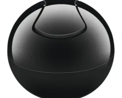 spirella Schwingdeckeleimer Bowl 1 l schwarz glänzend