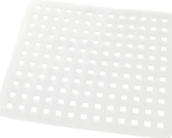 Spülbeckenmatte Quadro transparent 29x31,5 cm