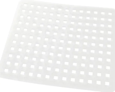 Spülbeckenmatte Quadro transparent 29x31,5 cm