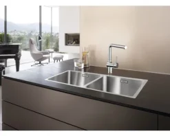 Spüle Blanco ANDANO 400/400-IF 865 x 440 mm edelstahl 522985