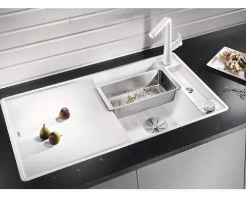 Spüle Blanco AXIA III 5 S-F 905 x 500 mm felsgrau ohne Multifunktionsschale 523232