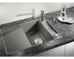 Spüle Blanco AXIA III 45 S-F 770 x 500 mm schwarz 525843