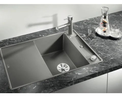 Spüle Blanco AXIA III 45 S-F 770 x 500 mm schwarz 525843