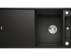 Spüle Blanco AXIA III 5 S-F 905 x 500 mm schwarz ohne Multifunktionsschale 525846