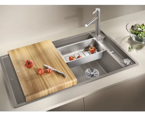 Spüle Blanco AXIA III 5 S 915 x 510 mm anthrazit ohne Multifunktionsschale 523205