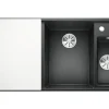 Spüle Blanco AXIA III 6 S 1000 x 510 mm anthrazit 523472 1 Spülbecken Becken rechts Mit Restebecken Mit Tropffläche