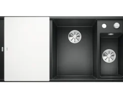 Spüle Blanco AXIA III 6 S 1000 x 510 mm anthrazit 523472 1 Spülbecken Becken rechts Mit Restebecken Mit Tropffläche