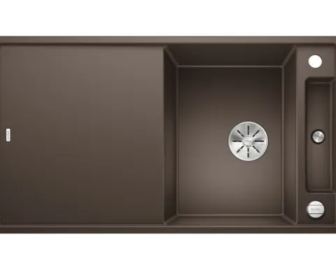 Spüle Blanco AXIA III 5 S 915 x 510 mm cafe ohne Multifunktionsschale 523224