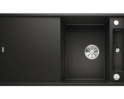 Spüle Blanco AXIA III 5 S 915 x 510 mm schwarz ohne Multifunktionsschale 525845