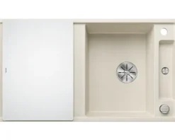 Spüle Blanco AXIA III 5 S 915 x 510 mm softweiß ohne Multifunktionsschale 527039