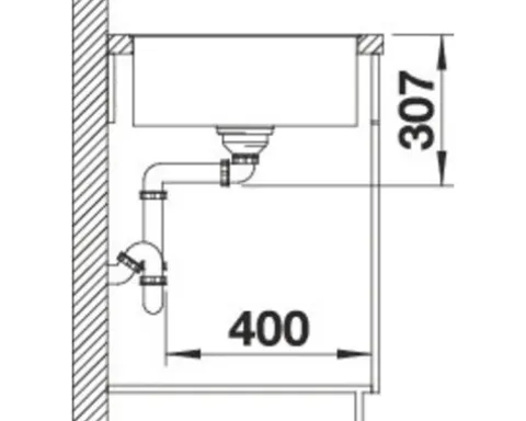 Spüle Blanco AXIA III XL 6 S-F 990 x 500 mm anthrazit 523520