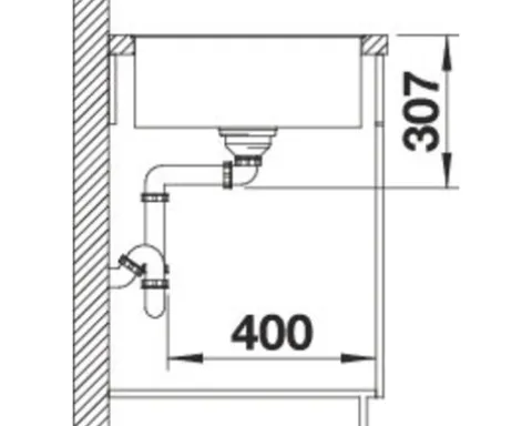 Spüle Blanco AXIA III XL 6 S-F 990 x 500 mm softweiß 527054