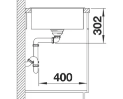 Spüle Blanco AXIA III XL 6 S 1000 x 510 mm cafe 523509