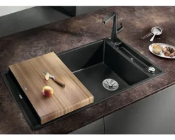 Spüle Blanco AXIA III XL 6 S 1000 x 510 mm schwarz 525858